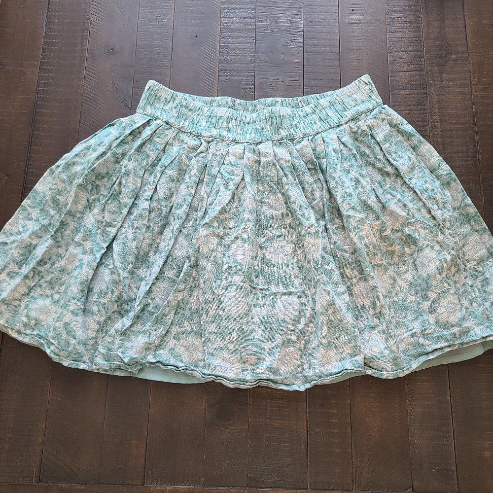 American Eagle Mint Green Floral Skirt. NWOT